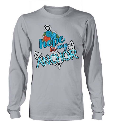 Hope is My Anchor Floral Long sleeved Unisex