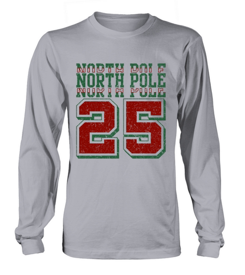 North Pole 25 (distressed) Long sleeved Unisex