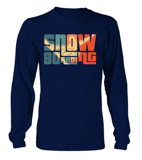 Retro Snowboarding Snowboard Vintage Snowboarder Long sleeved Unisex