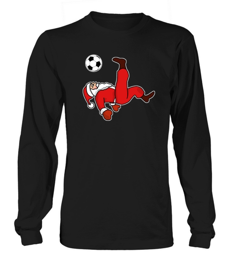 Santa claus Christmas soccer player Long sleeved Unisex