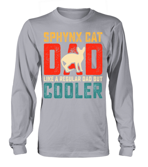Sphynx Cat Fathers Day Long sleeved Unisex