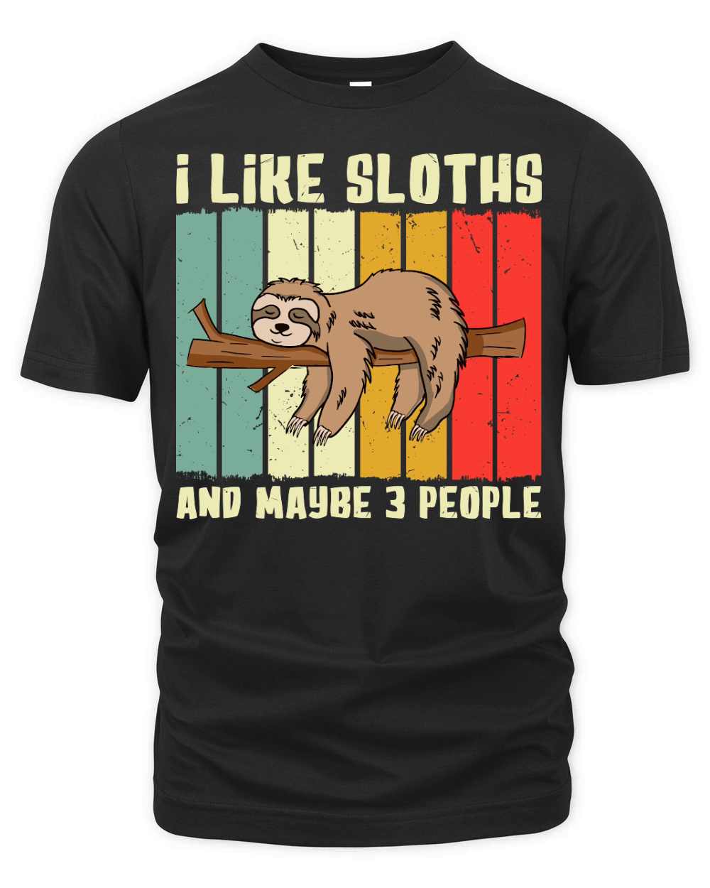 A220315 08 Funny Sloth Design For Sloth Lover Organic Unisex T-shirt