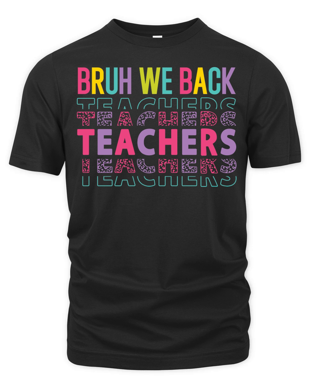 bruh we back teachers color Organic Unisex T-shirt
