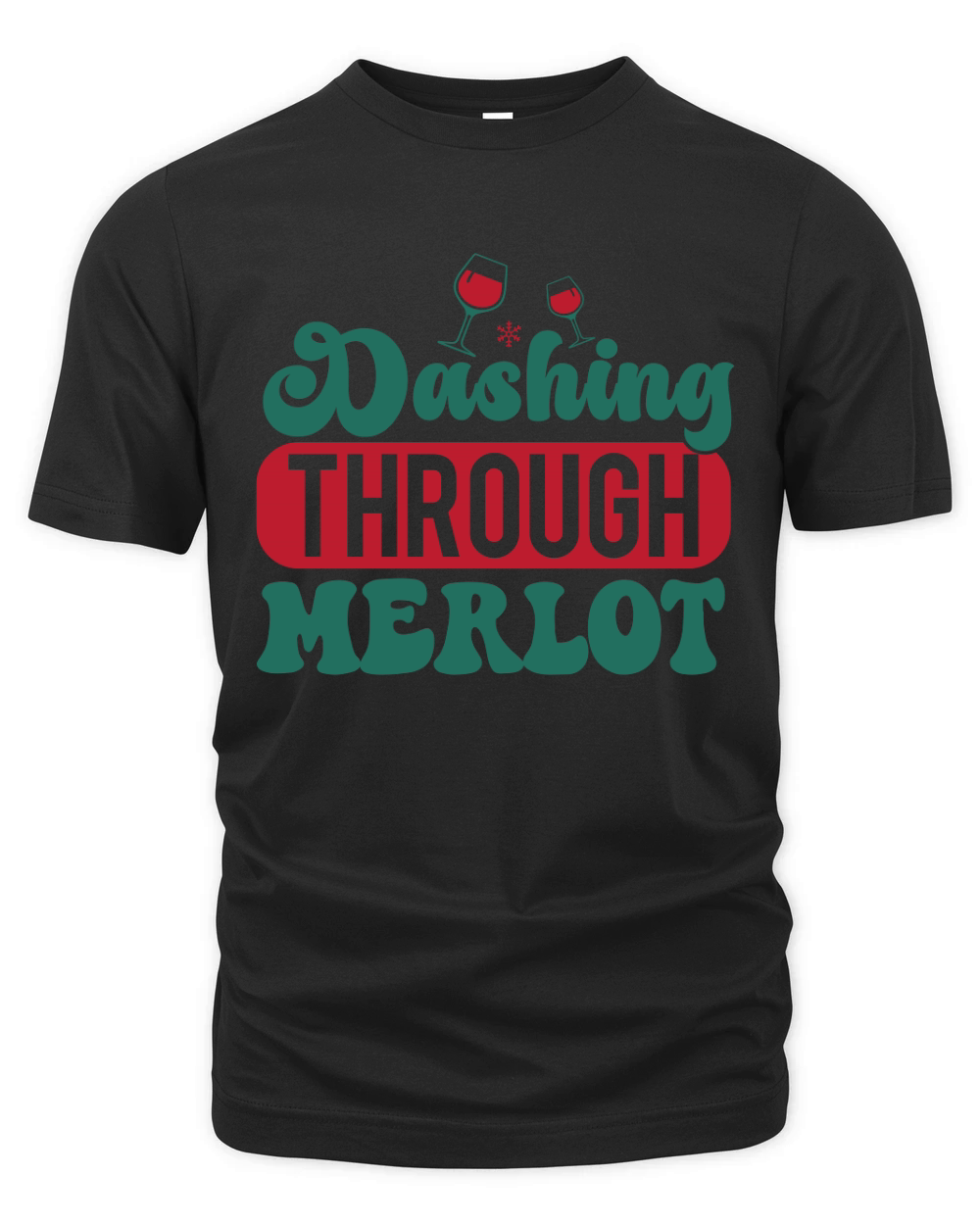 dashing through merlot Organic Unisex T-shirt