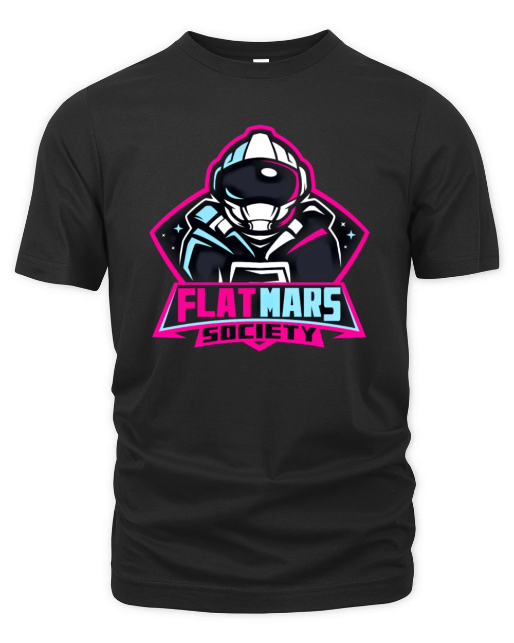 Flat Mars Society Flat Earth Gift Organic Unisex T-shirt