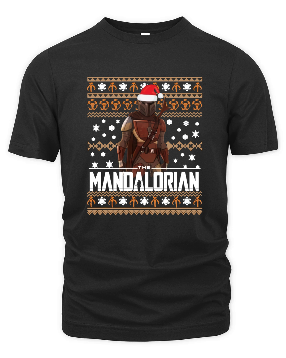The Mandalorian Ugly Christmas Organic Unisex T-shirt