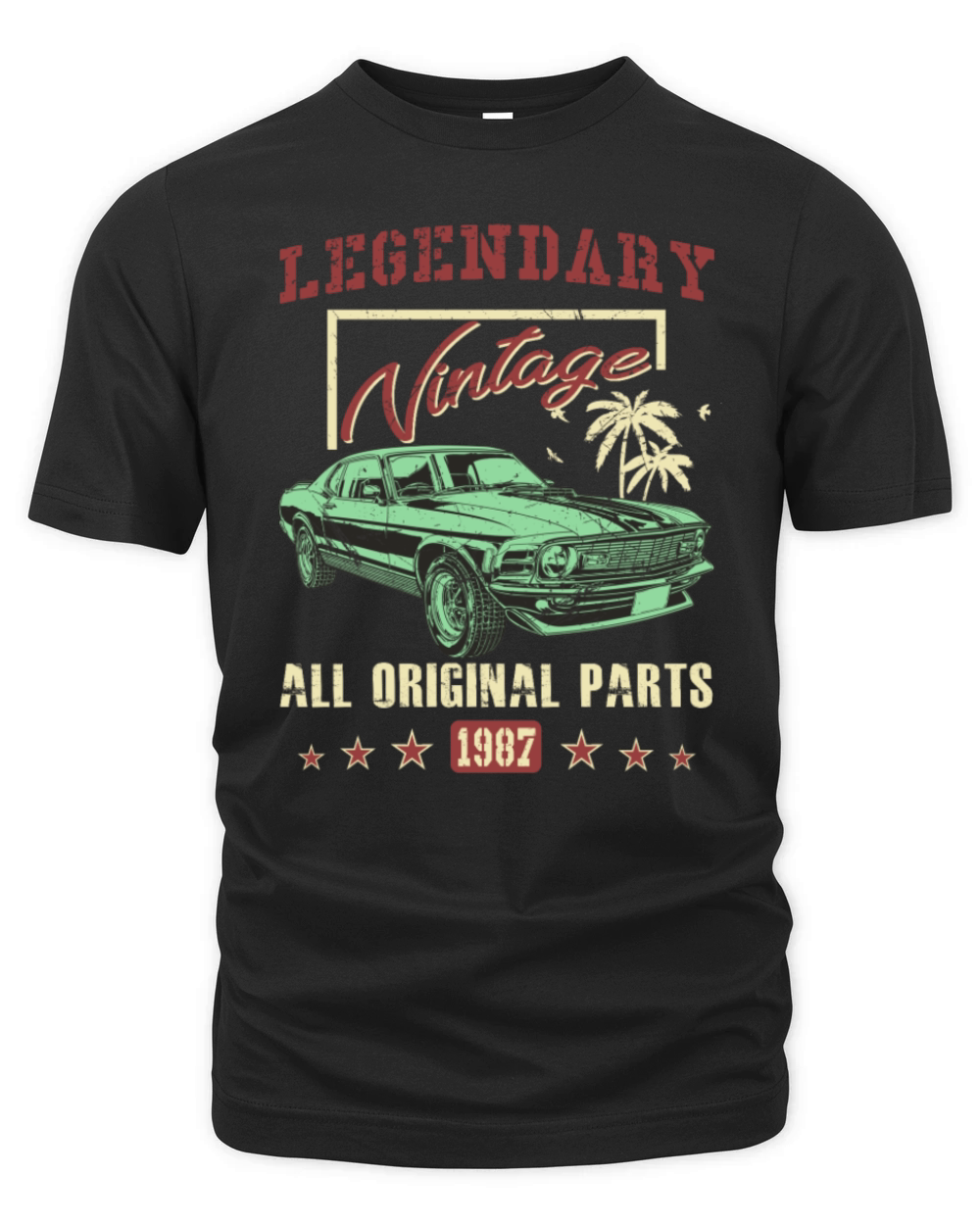 Vintage 1987 All Original Parts 31th Birthday Gift Organic Unisex T-shirt
