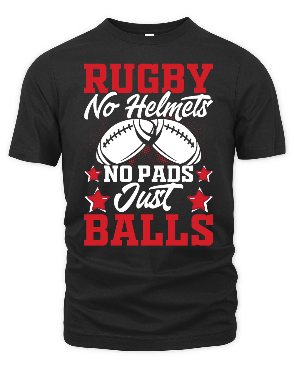Vintage Rugby Player no helmets no pads just balls Organic Unisex T-shirt