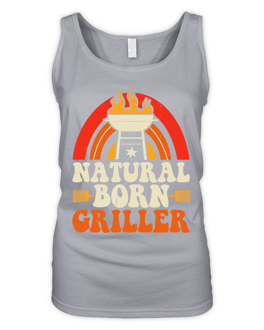 Barbecue Chef BBQ Smoking Natural Born Griller Organic Women's Tank Top