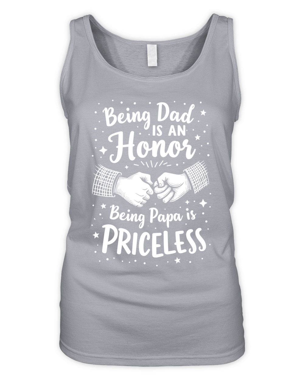 Being dad is a honor being papa is priceless Organic Women's Tank Top