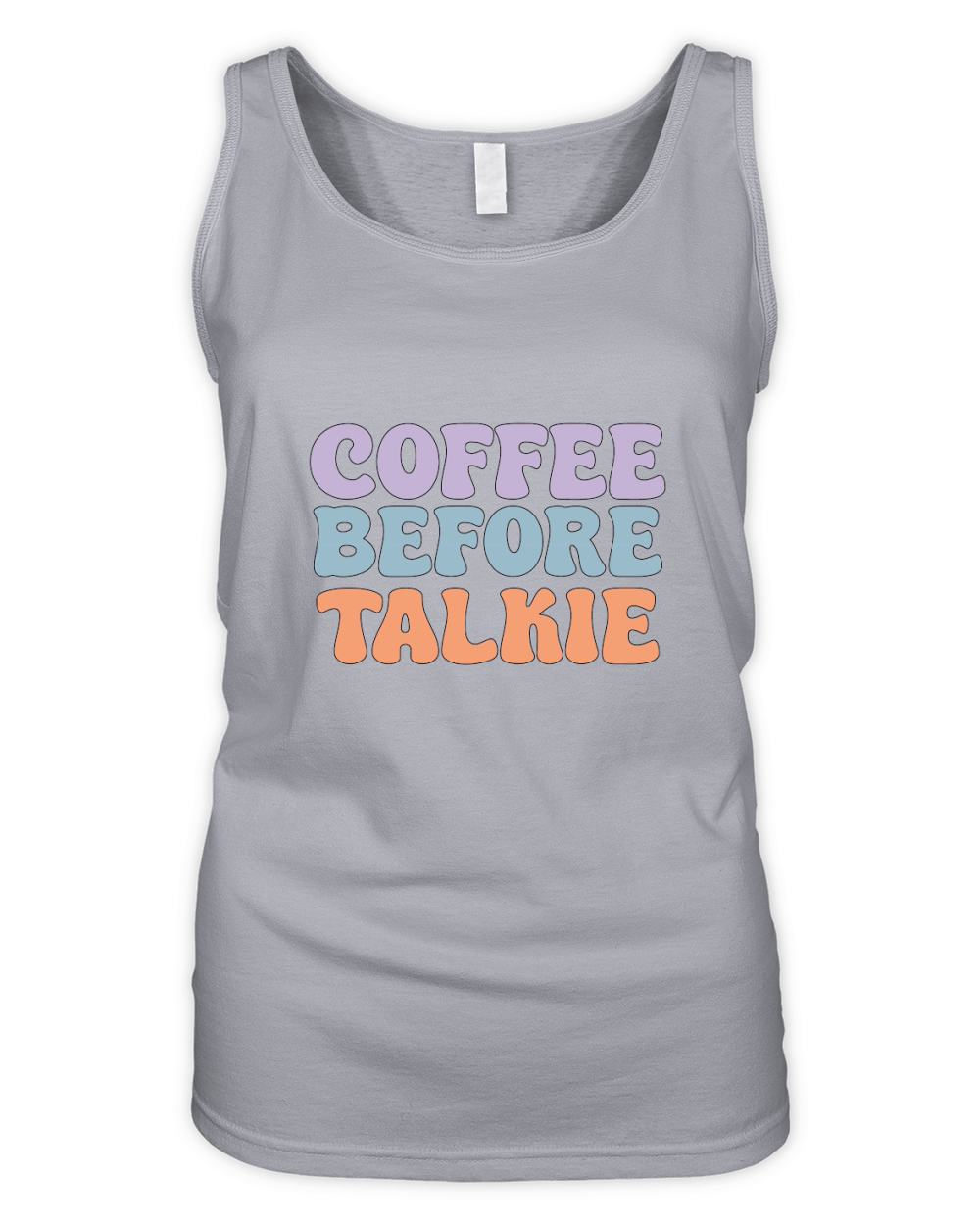 Coffee before talkie Organic Women's Tank Top