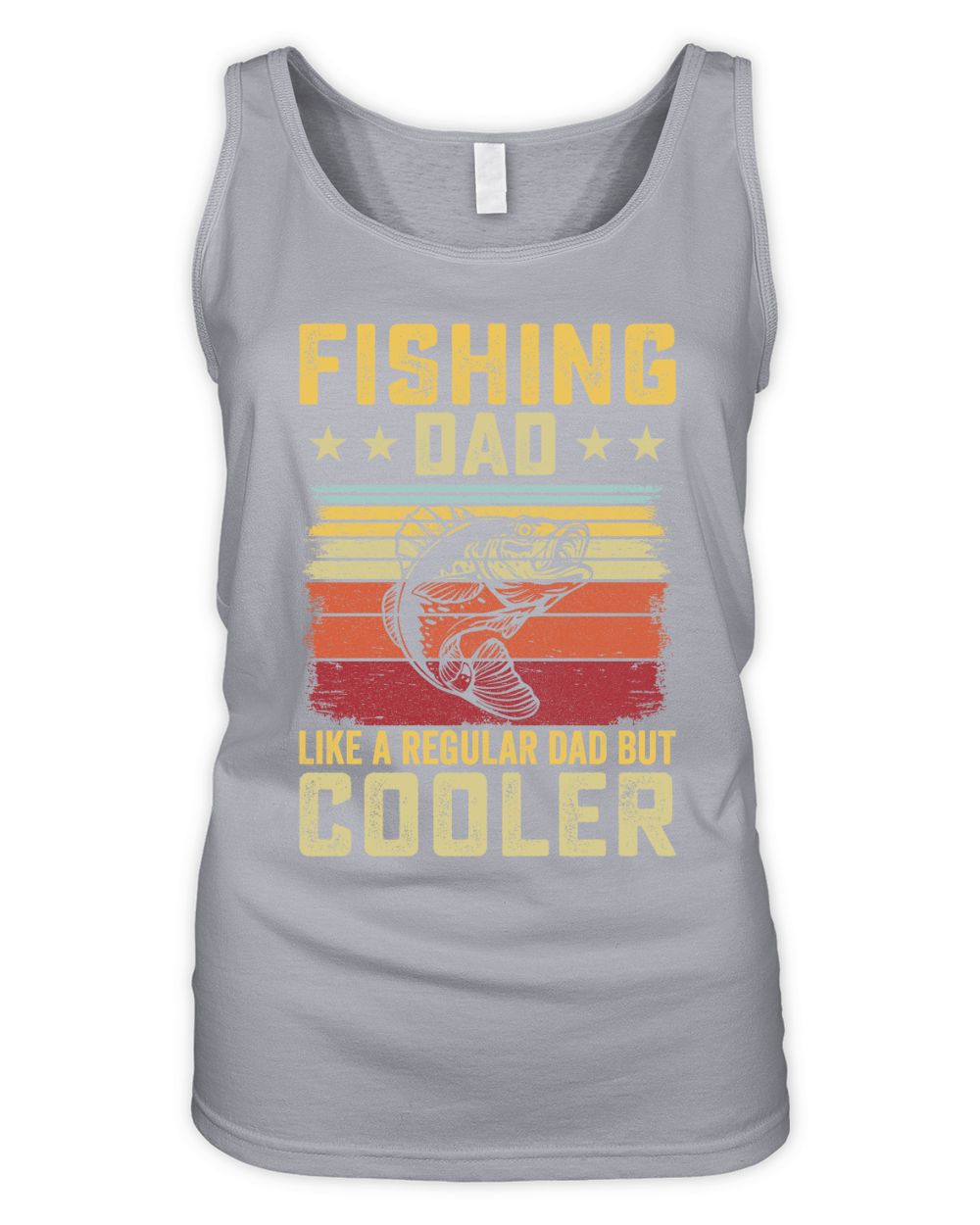 Fishing dad like a regular Dad But Cooler 09 Organic Women's Tank Top