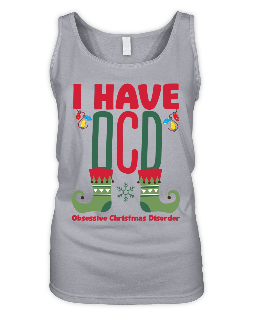 I Have Obsessive Christmas Disorder 02 Organic Women's Tank Top