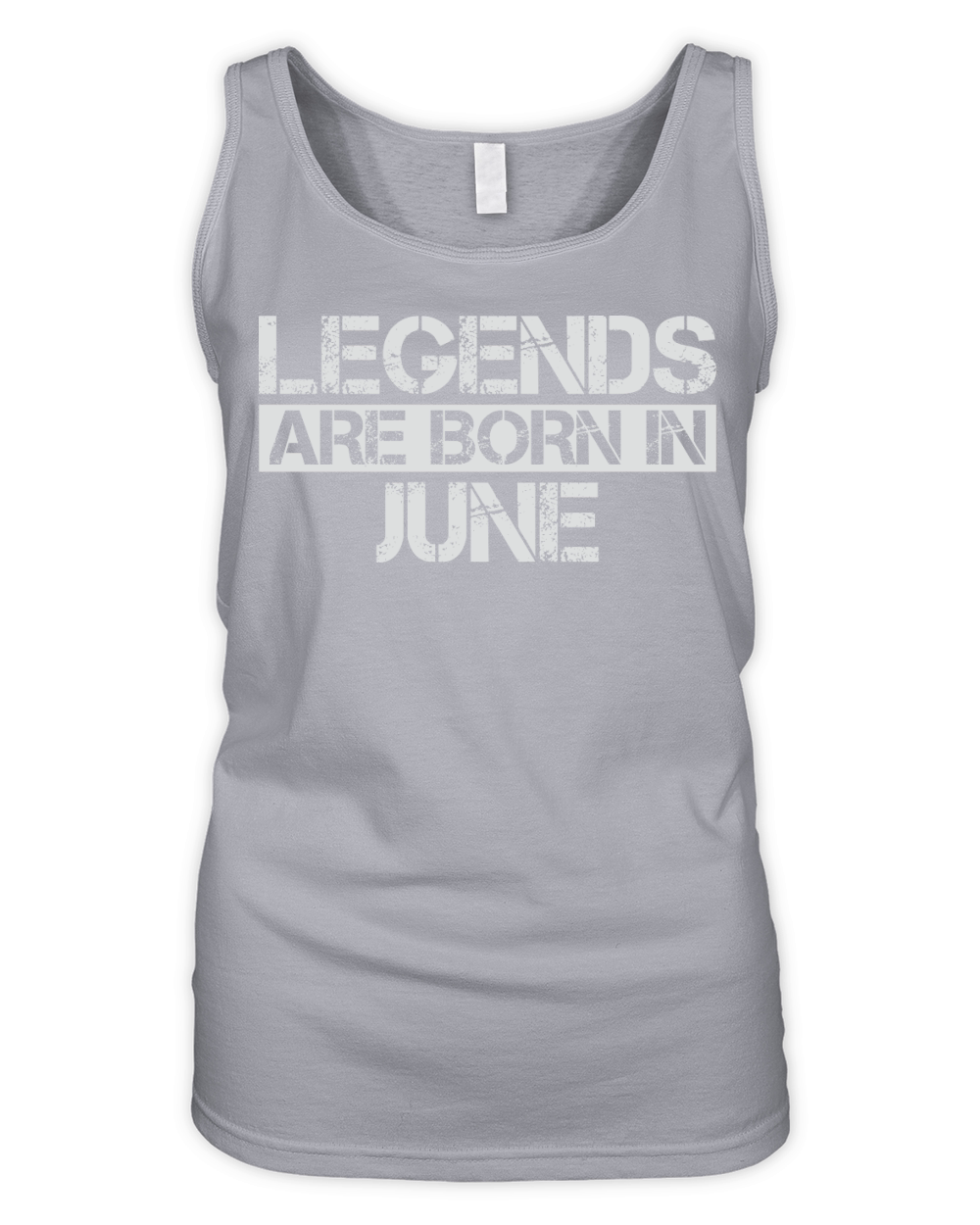 Legends are born in June Organic Women's Tank Top