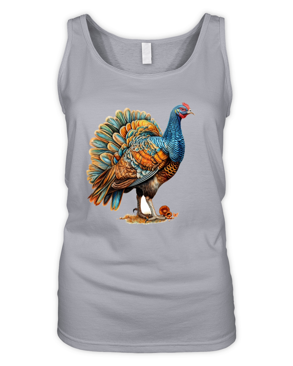 Thanksgiving Funny Turkey 15 Organic Women's Tank Top