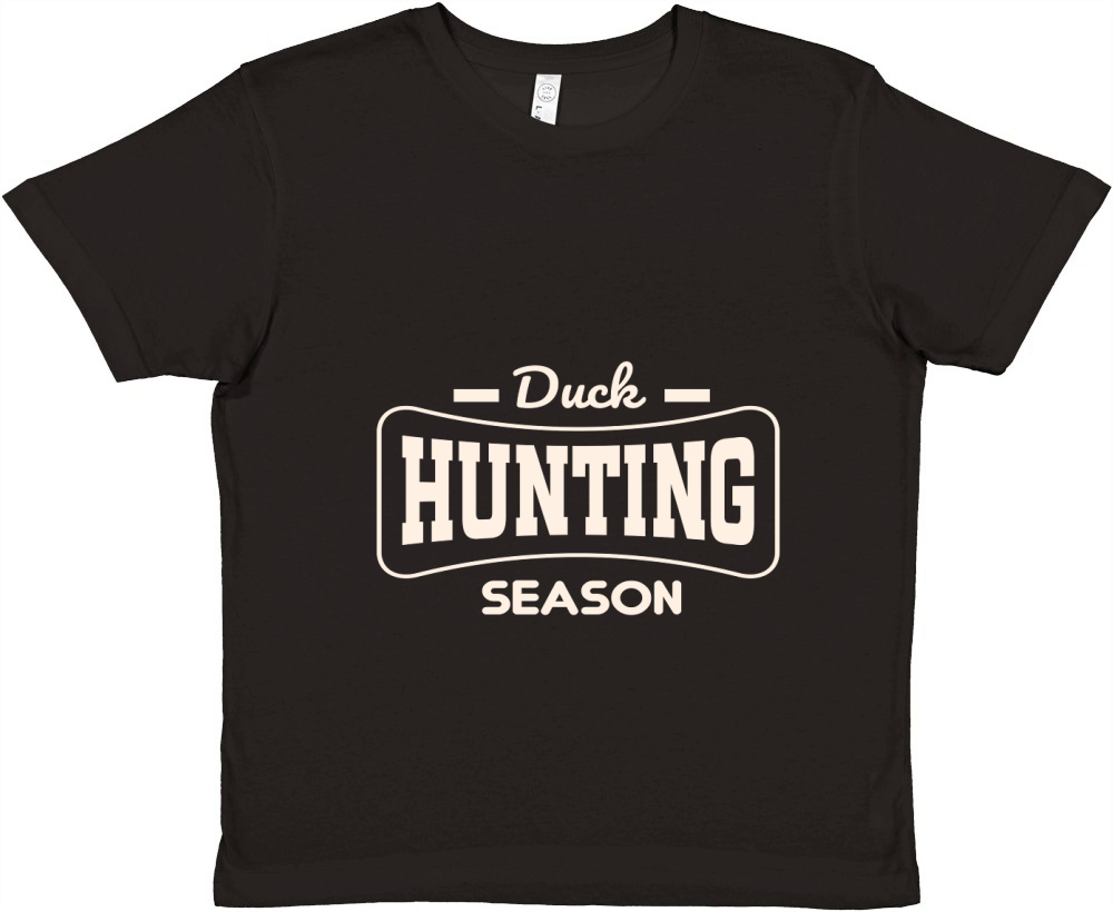 Duck Hunting Season Premium Kids Crewneck T-shirt