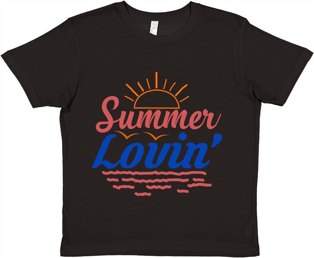 Summer lovin Premium Kids Crewneck T-shirt