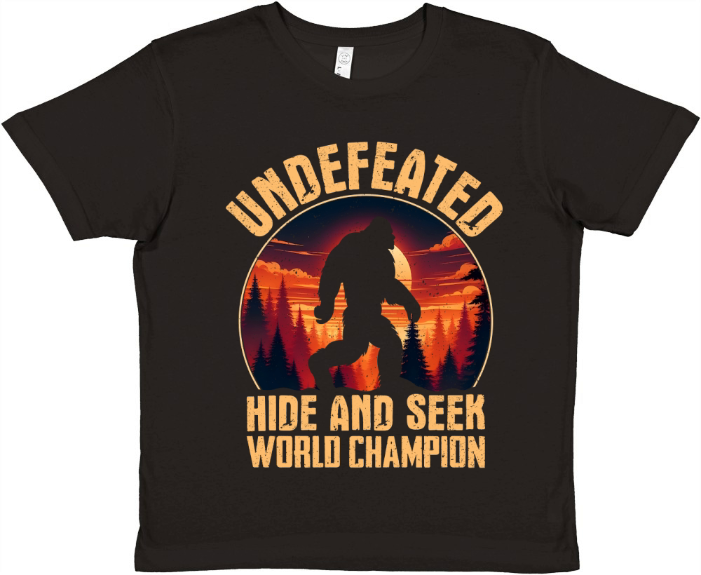 undefeated hide and seek world champion Premium Kids Crewneck T-shirt