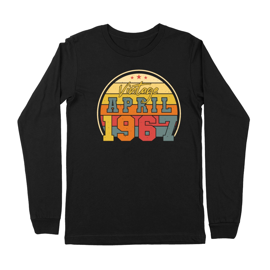 1967 April 55th Birthday Premium Long Sleeve