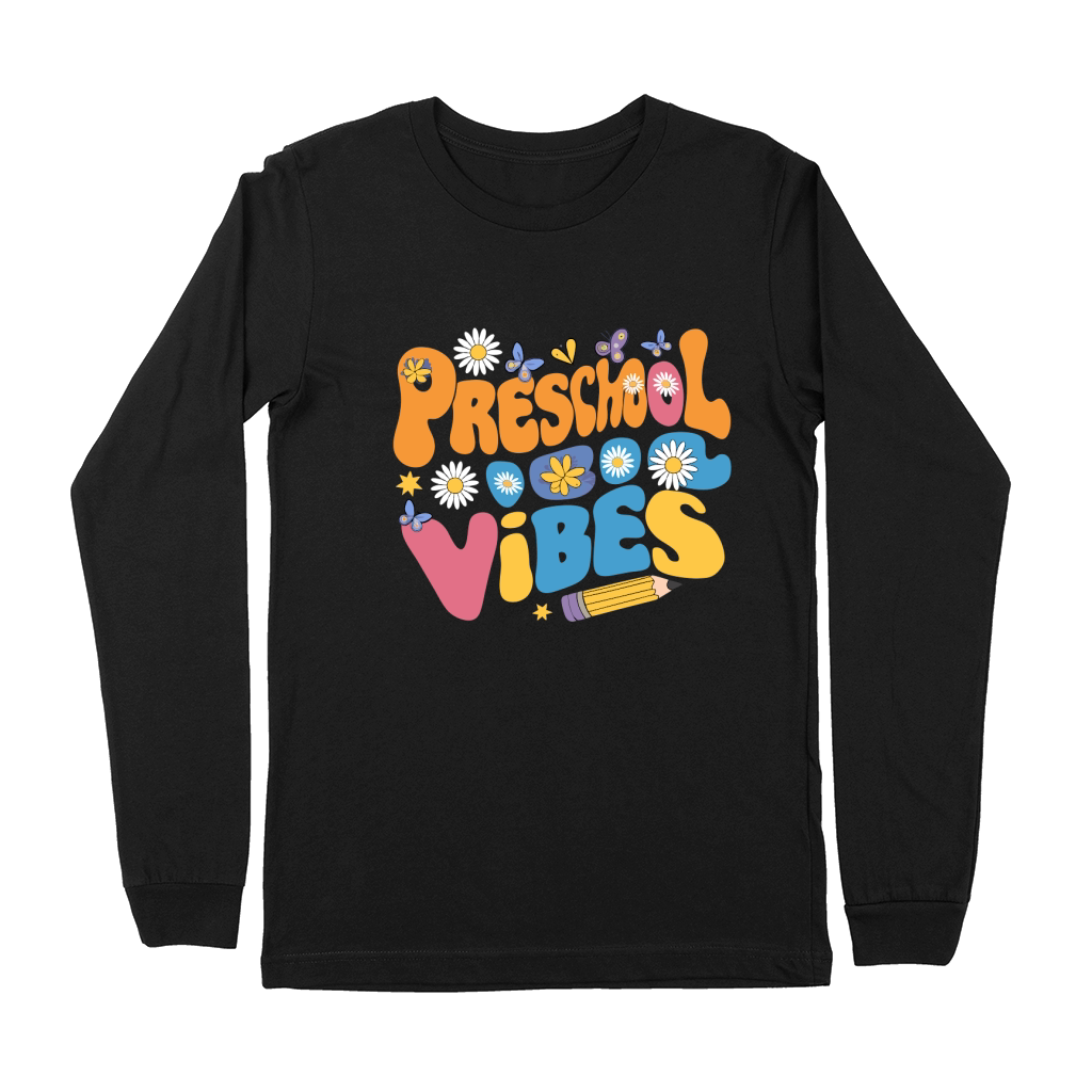 First Day of Preschool Vibes Premium Long Sleeve