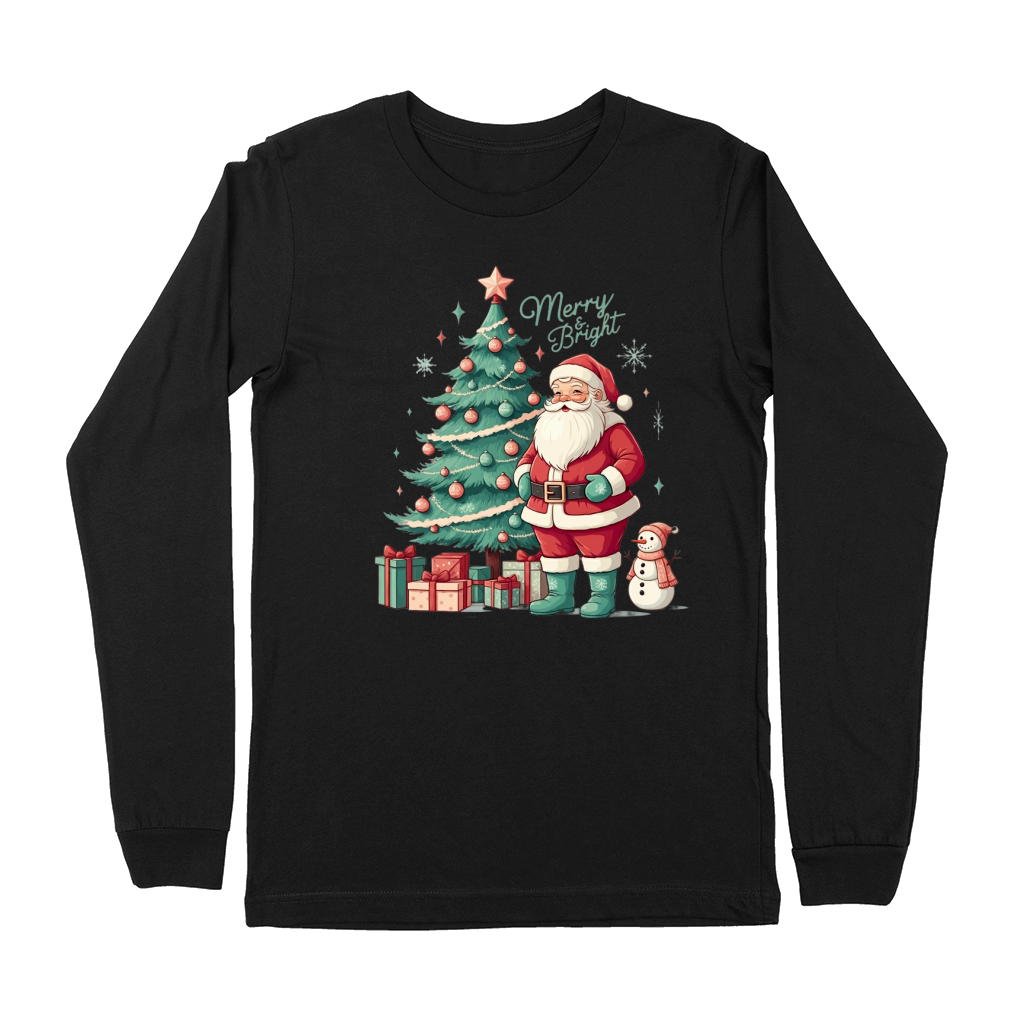 Merry Bright Mint Christmas 03 Premium Long Sleeve