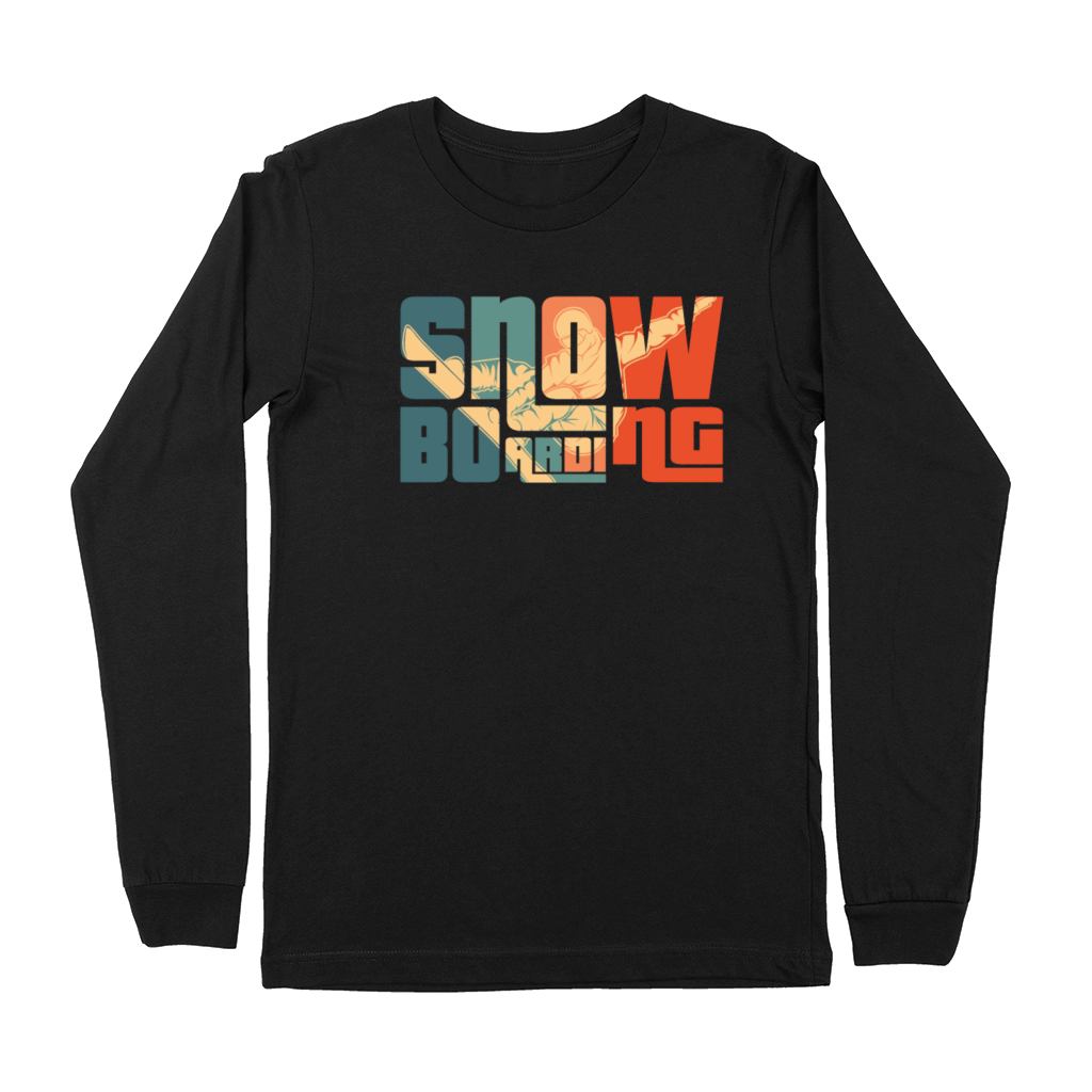 Retro Snowboarding Snowboard Vintage Snowboarder Premium Long Sleeve
