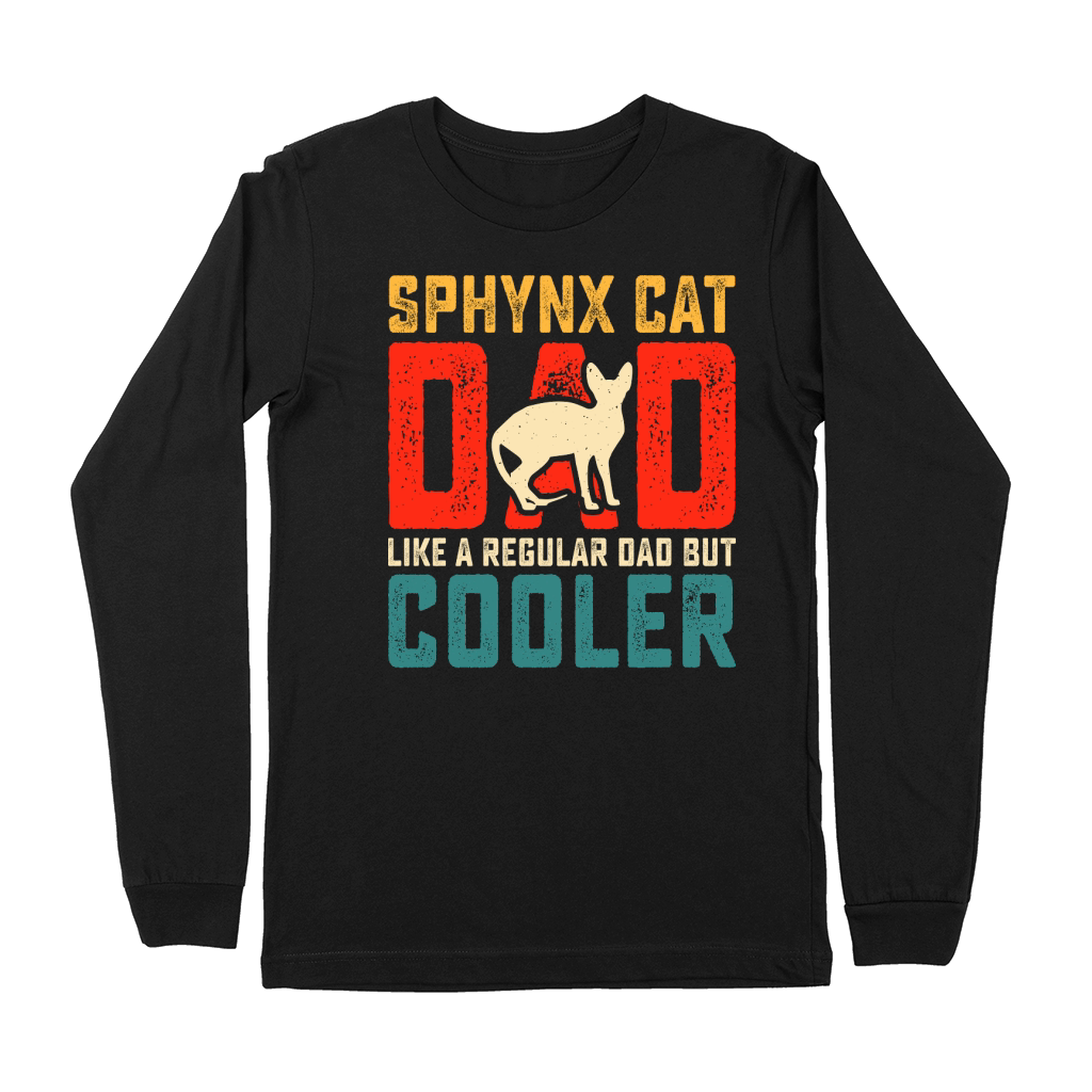 Sphynx Cat Fathers Day Premium Long Sleeve