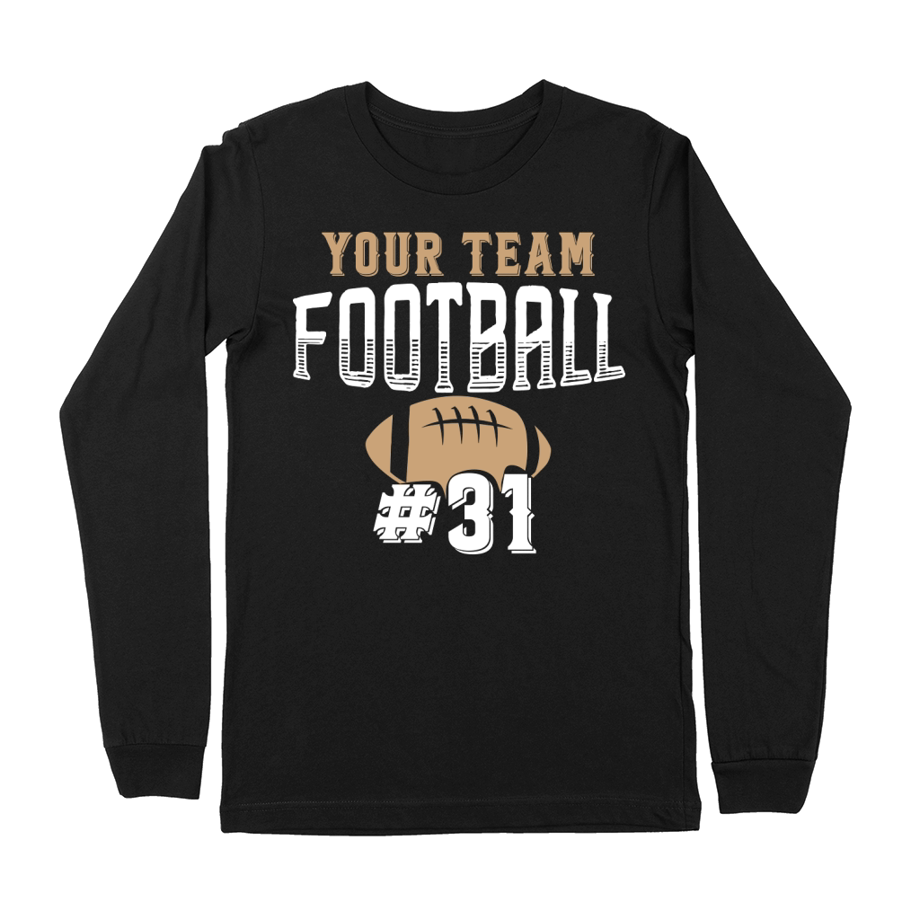 your team Football #31 Premium Long Sleeve