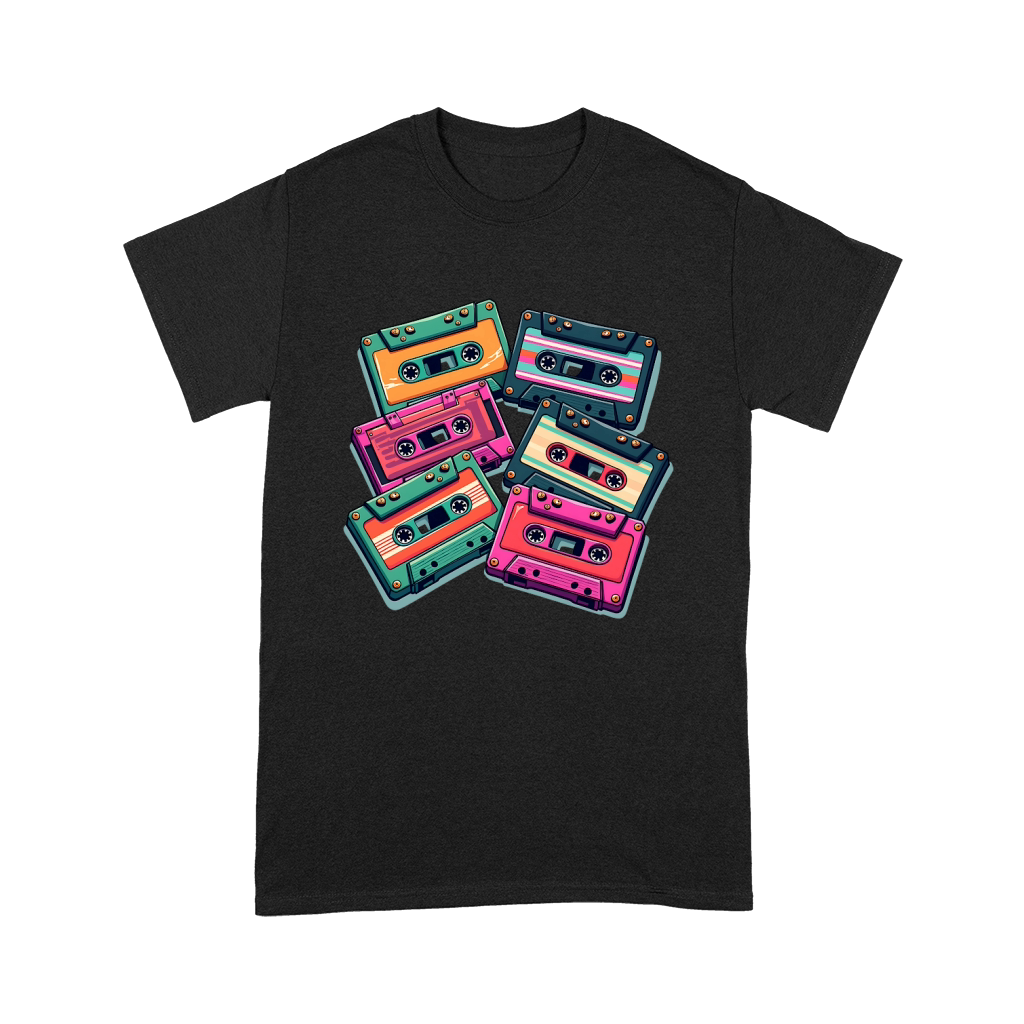 Colorful Cassette Tape Premium T-shirt