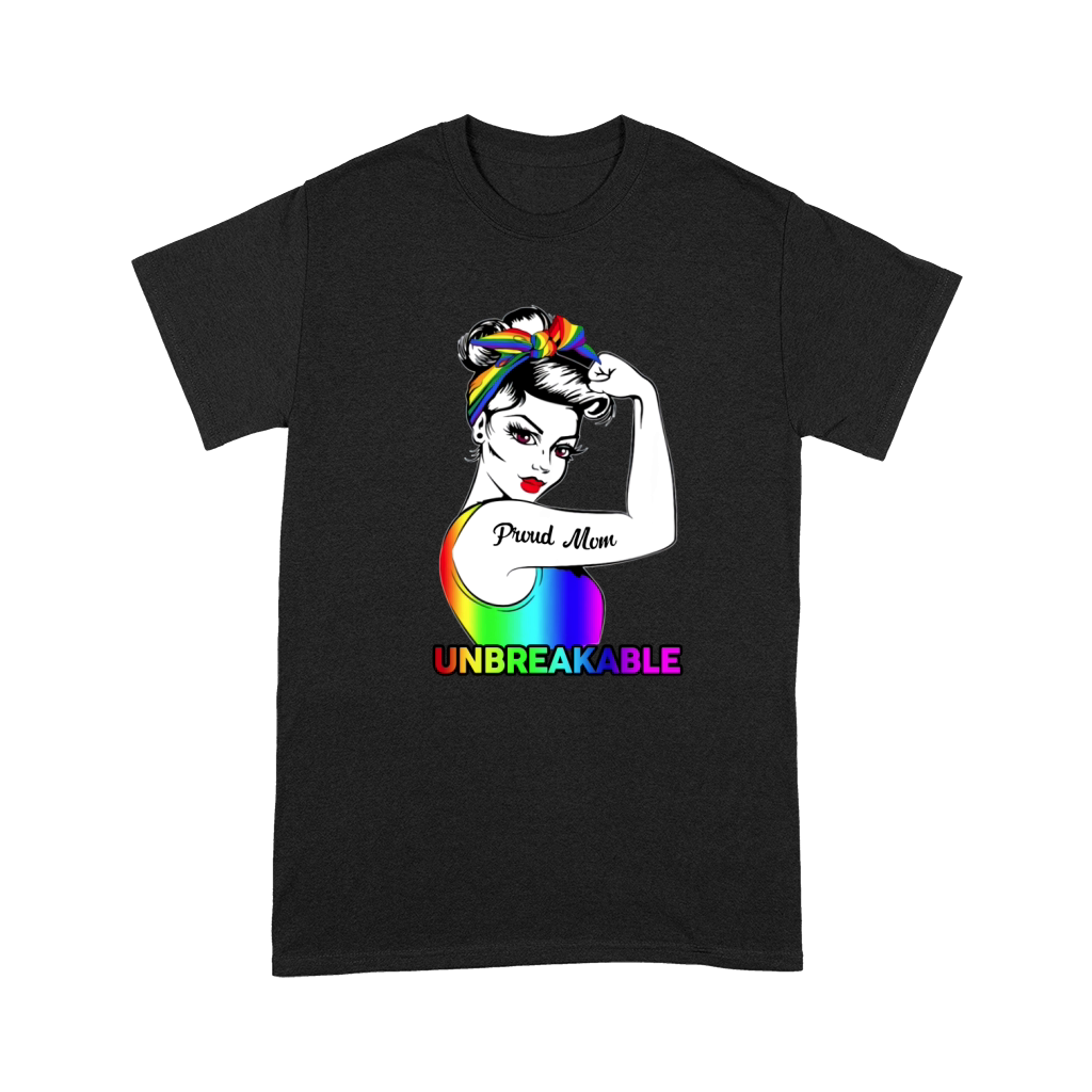 Proud Mom LGBT Unbreakable Strong Girl World Pride shir Premium T-shirt