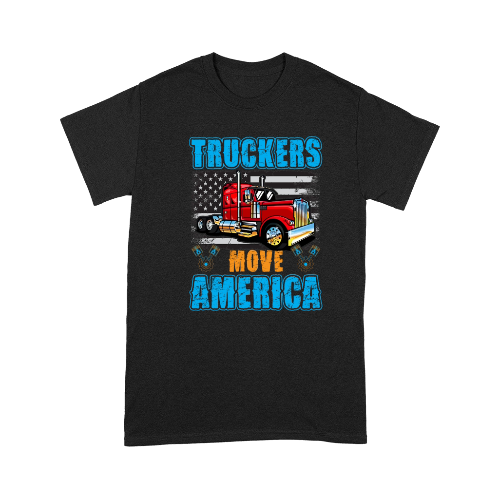 Truckers Move America Truck Driver Premium T-shirt