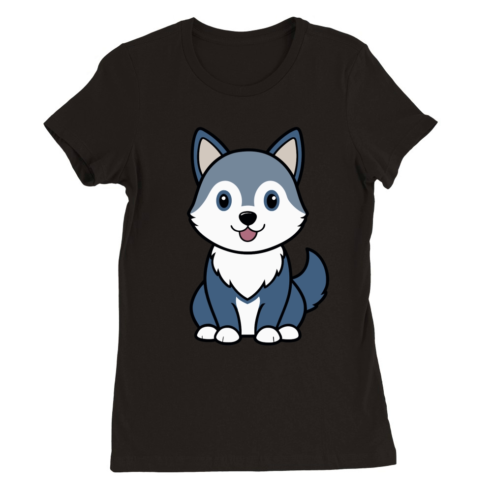 Alaskan Klee Kai 03 Premium Womens Crewneck T-shirt
