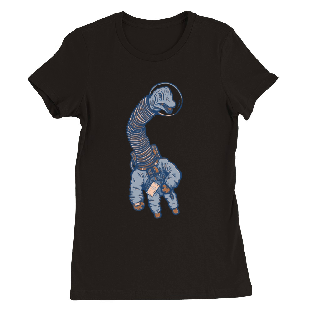 Astro Brachiosaurus Premium Womens Crewneck T-shirt