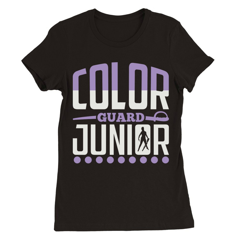 Color Guard Junior 01 Premium Womens Crewneck T-shirt