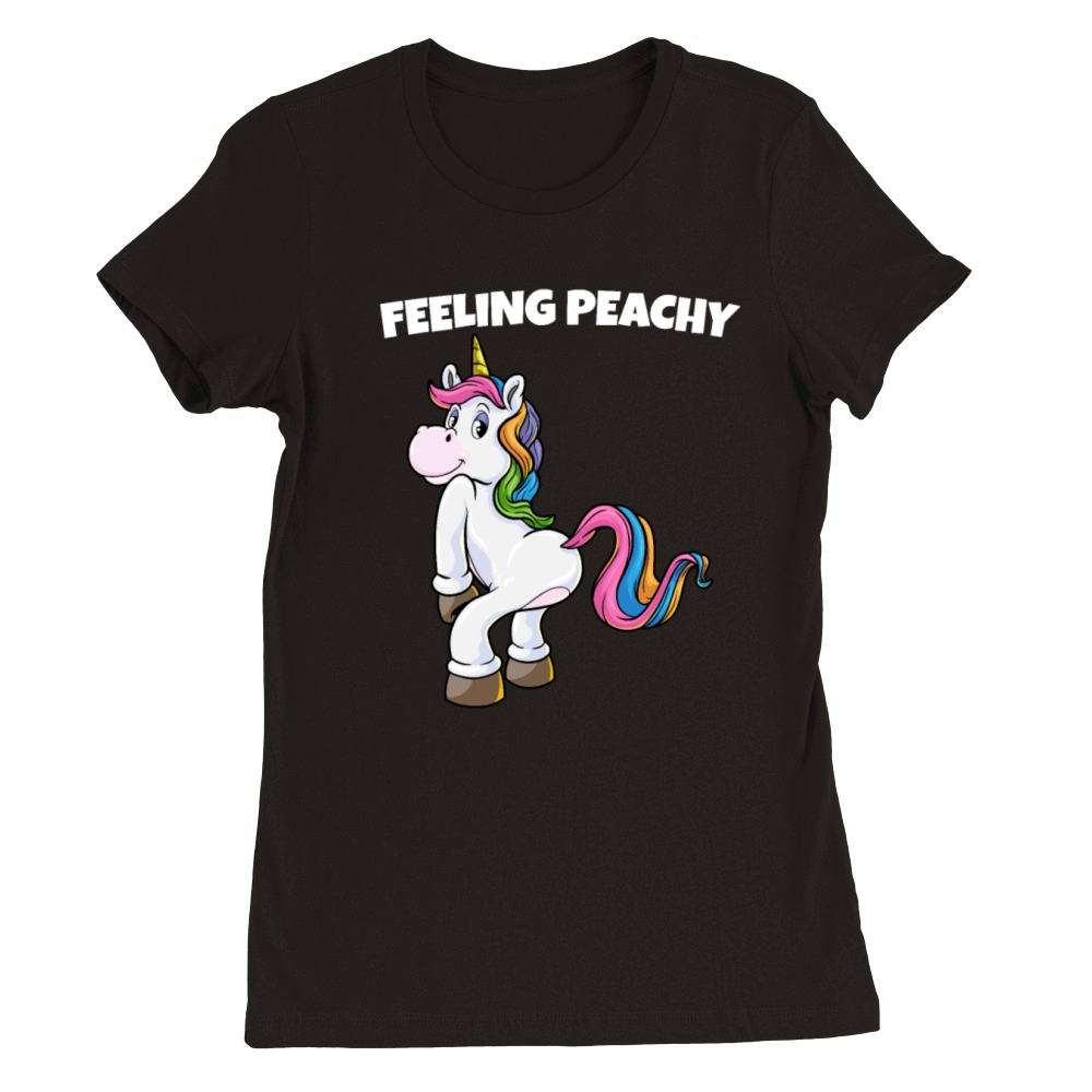 Perverse Twerk Dance Unicorn Premium Womens Crewneck T-shirt