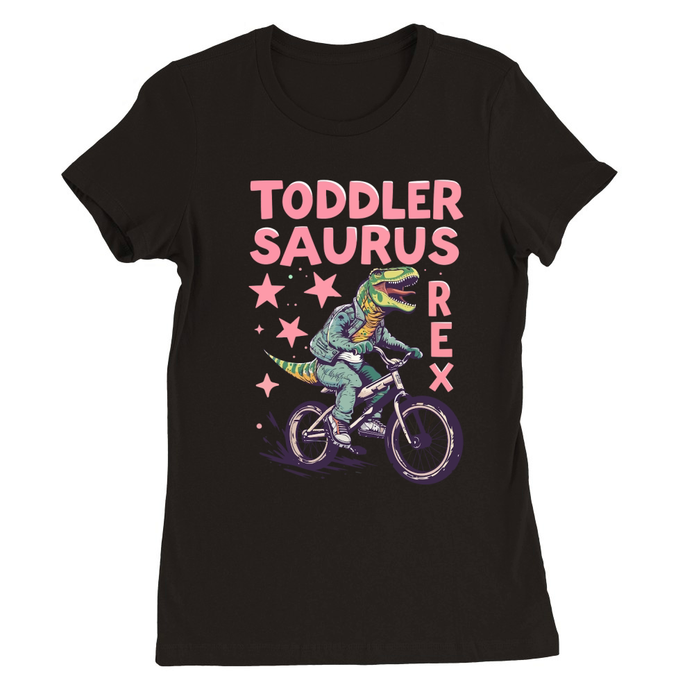 Toddler saurus rex Premium Womens Crewneck T-shirt