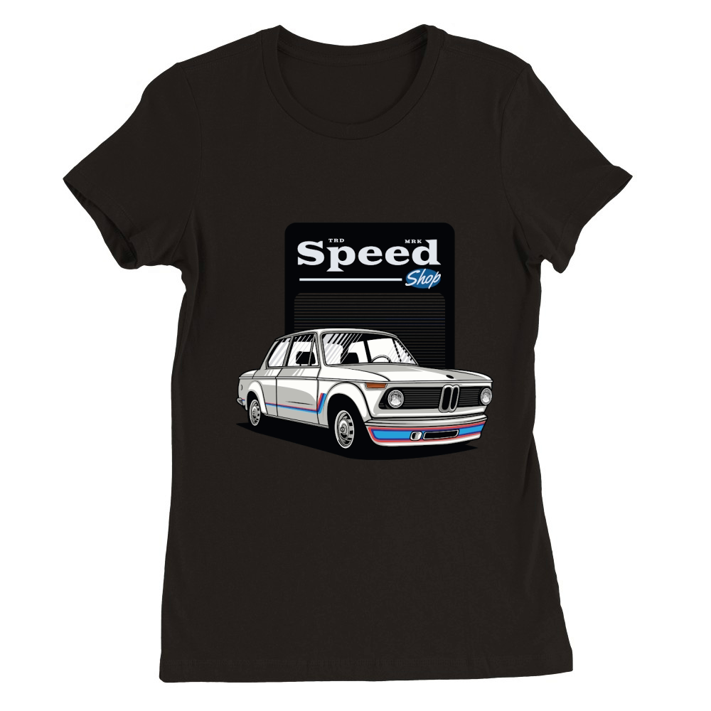 Vintage Car 13 Premium Womens Crewneck T-shirt