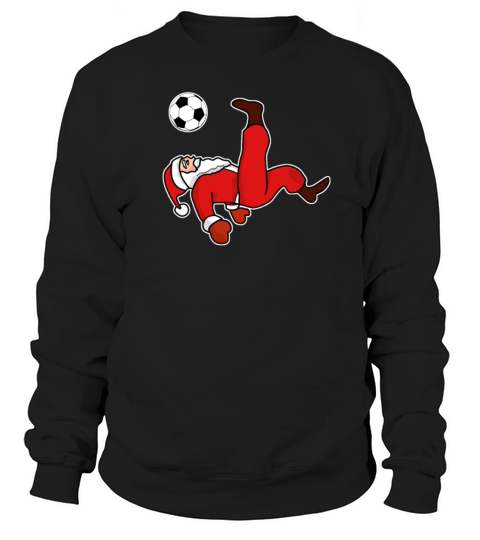 Santa claus Christmas soccer player Sweatshirt Unisex