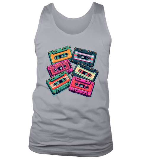 Colorful Cassette Tape Tank Top Unisex