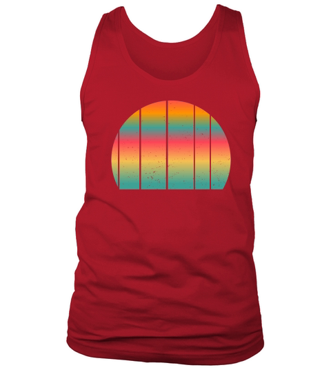 Vintage Retro Sunset (9) Tank Top Unisex