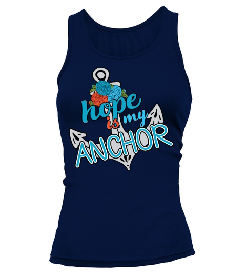 Hope is My Anchor Floral Tank top Woman