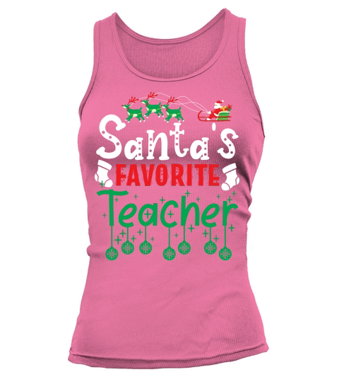 Santas Favorite Teacher 14 Tank top Woman