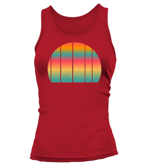 Vintage Retro Sunset (9) Tank top Woman