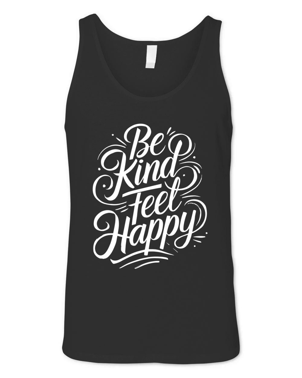 Be Kind Feel Happy 2 Unisex Jersey Tank