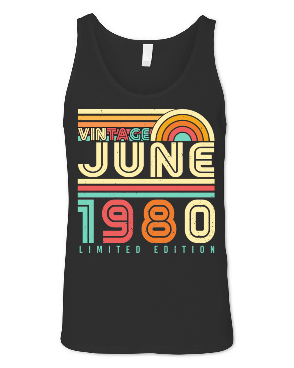 Birth Month June 1980 Unisex Jersey Tank
