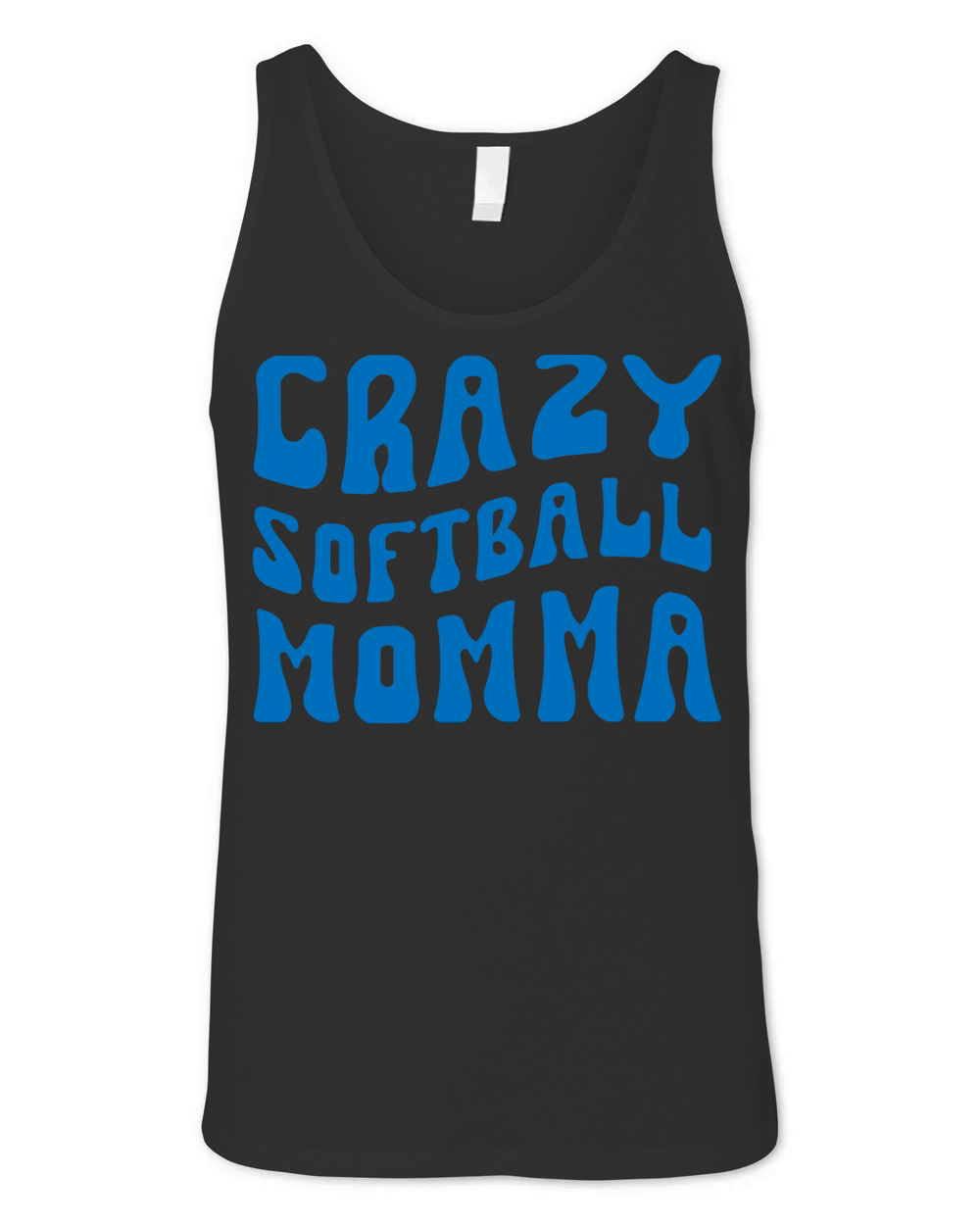 Crazy Softball Momma Unisex Jersey Tank