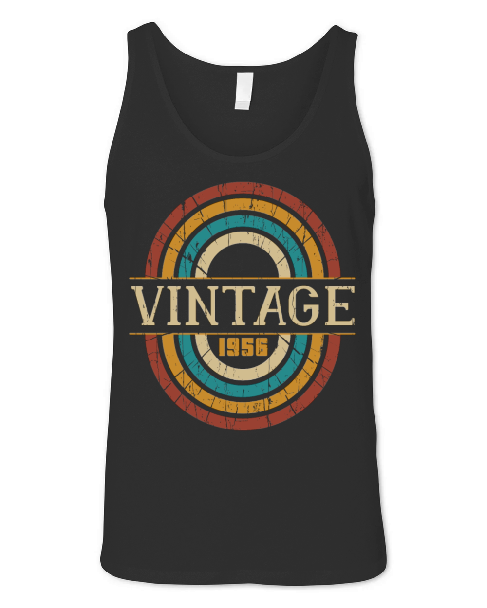 Old Retro Vintage Made 1956 Parts Birth Born Unisex Jersey Tank