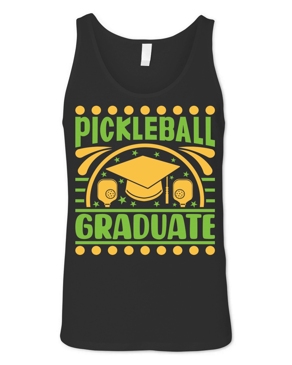 Pickleball Graduate 04 Unisex Jersey Tank