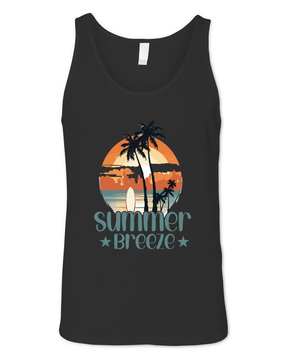 Summer Breeze T shirt Design Unisex Jersey Tank