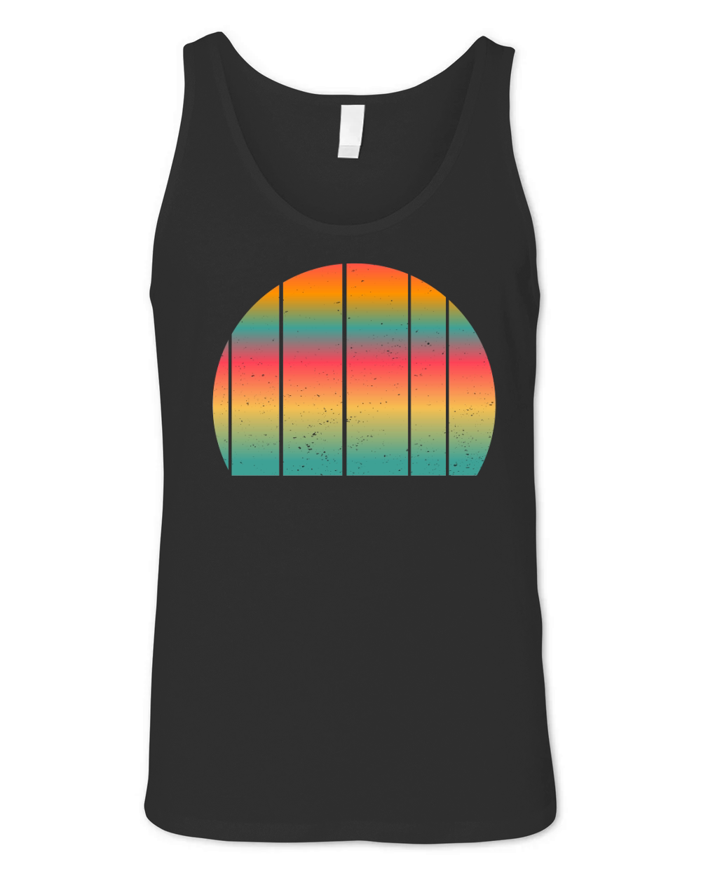 Vintage Retro Sunset (9) Unisex Jersey Tank